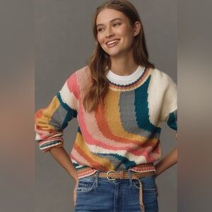 MOTHER The Itsy Crop Sweater Size XS NWT